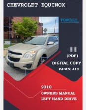 CHEVROLET EQUINOX 2010 OWNERS MANUAL